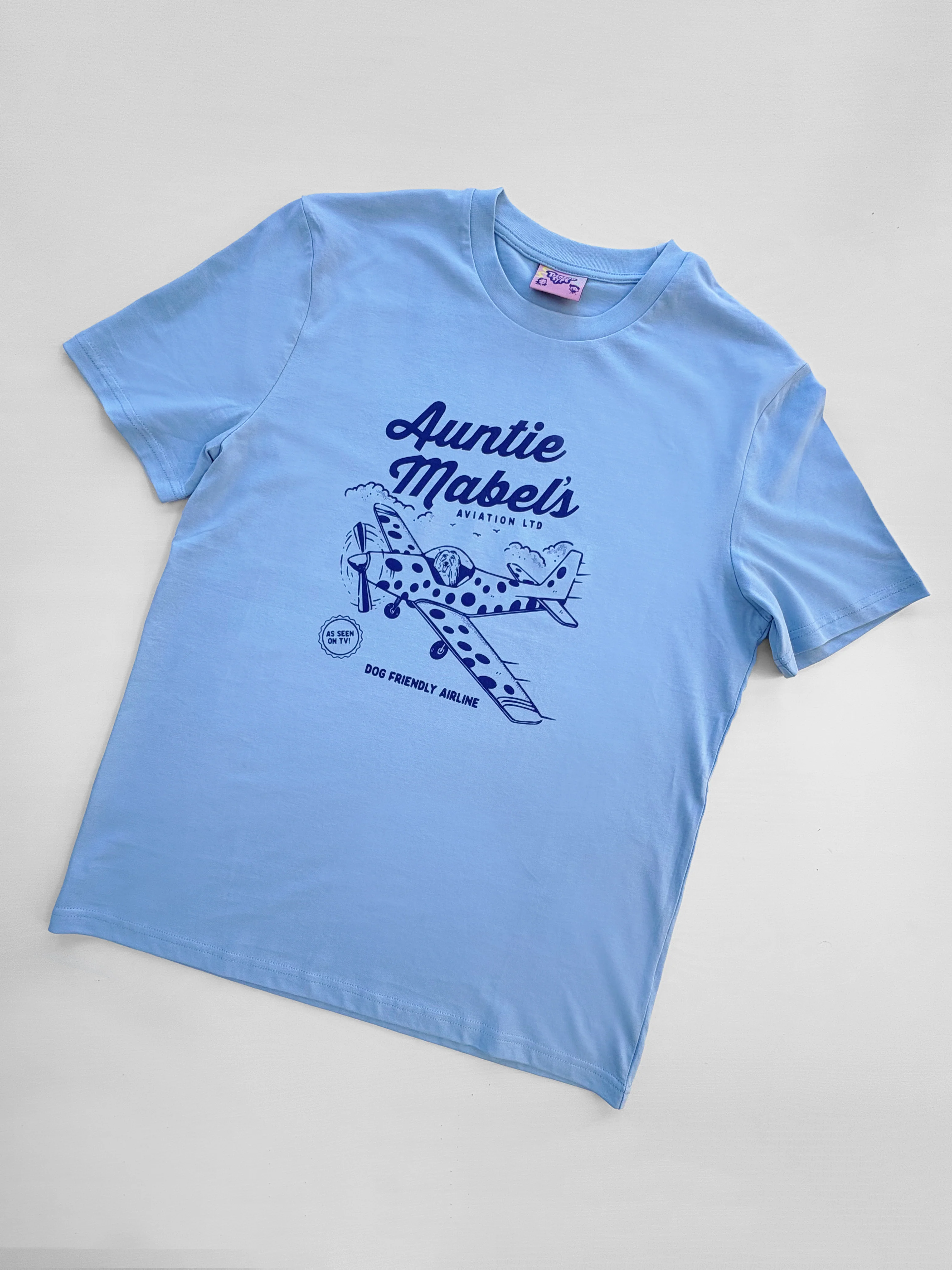 Auntie Mabel’s Aviation LTD Screen Printed T-Shirt - Image 3