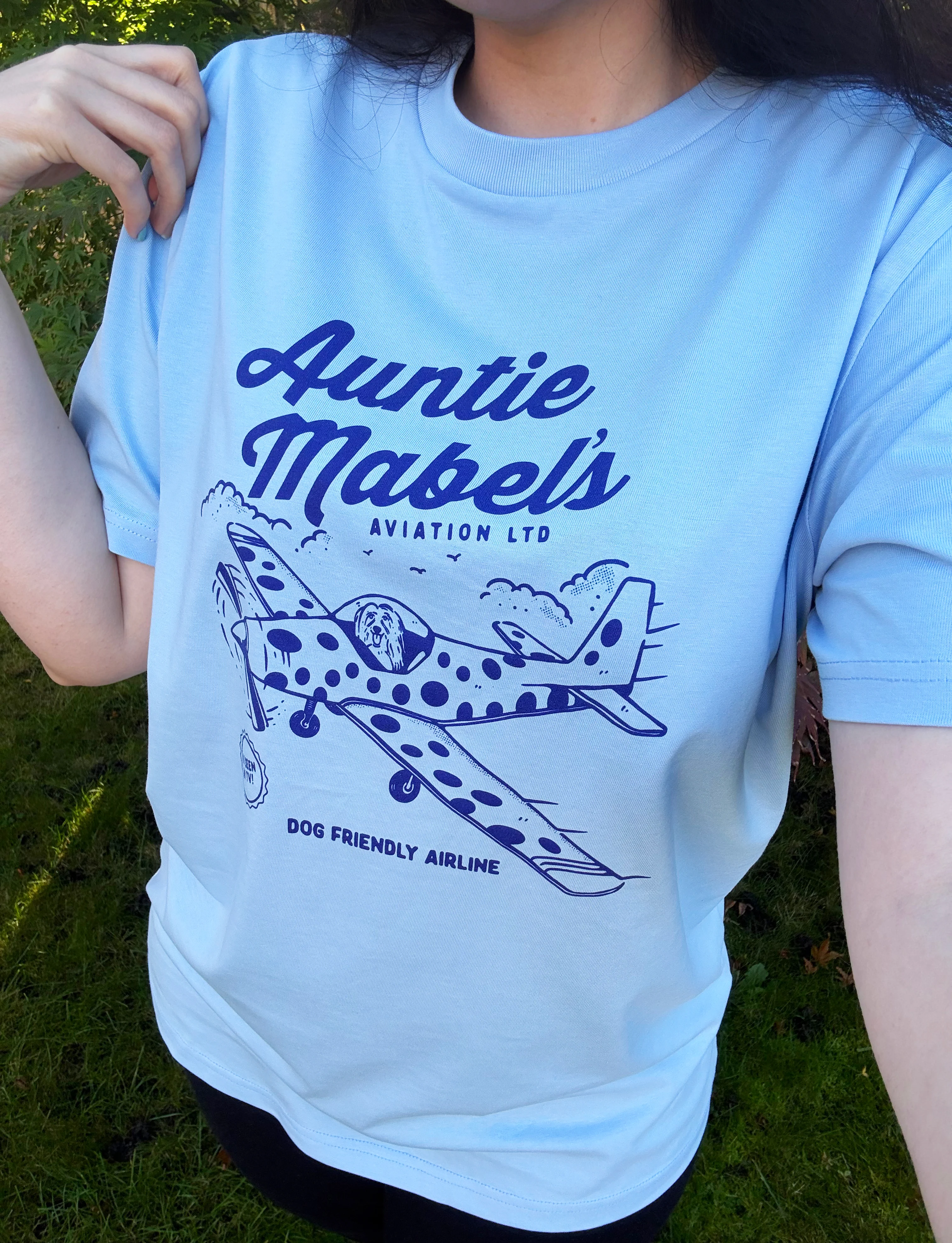 Auntie Mabel’s Aviation LTD Screen Printed T-Shirt - Image 4