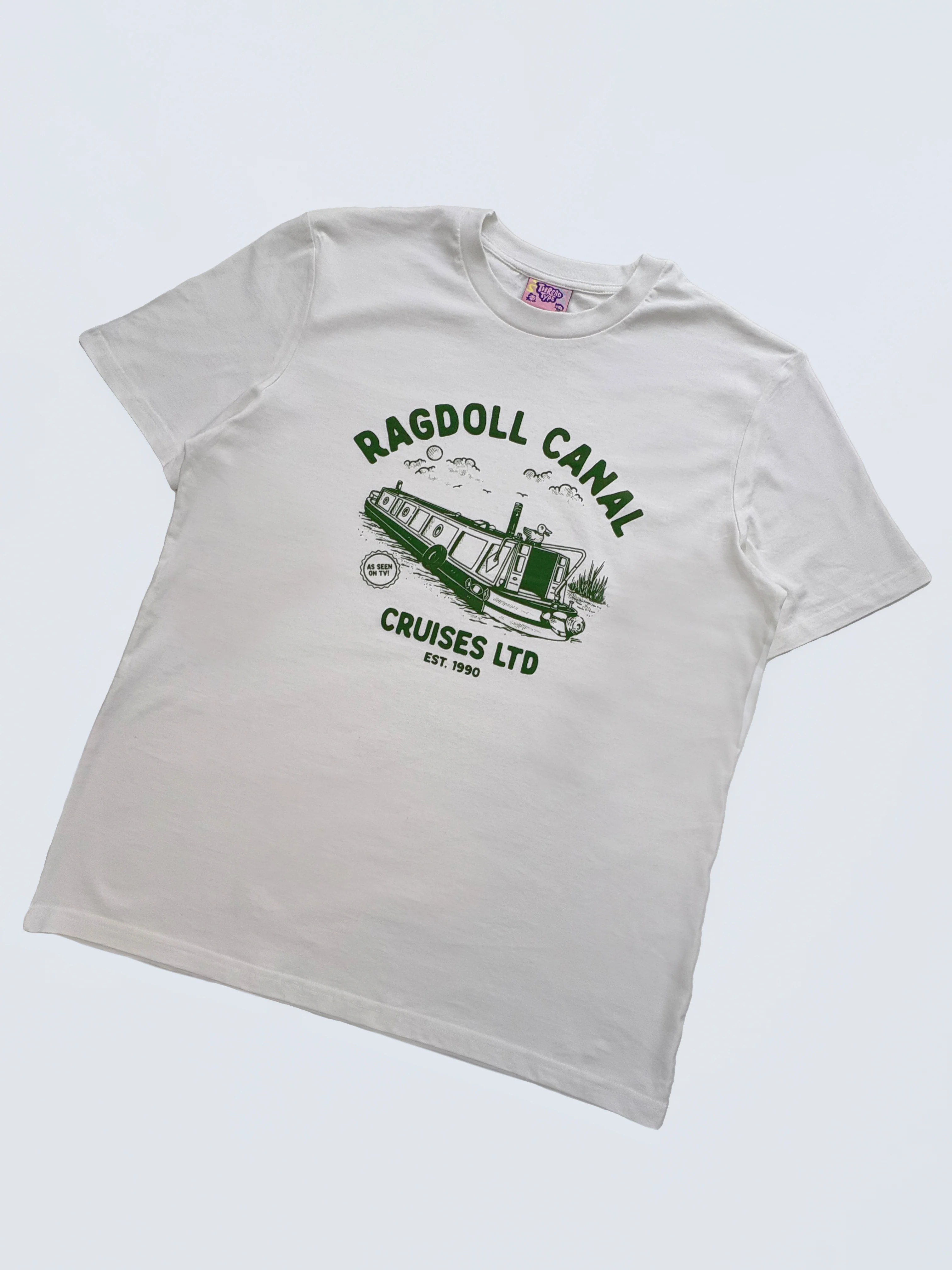 Ragdoll Canal Cruises LTD Screen Printed T-Shirt - Image 3