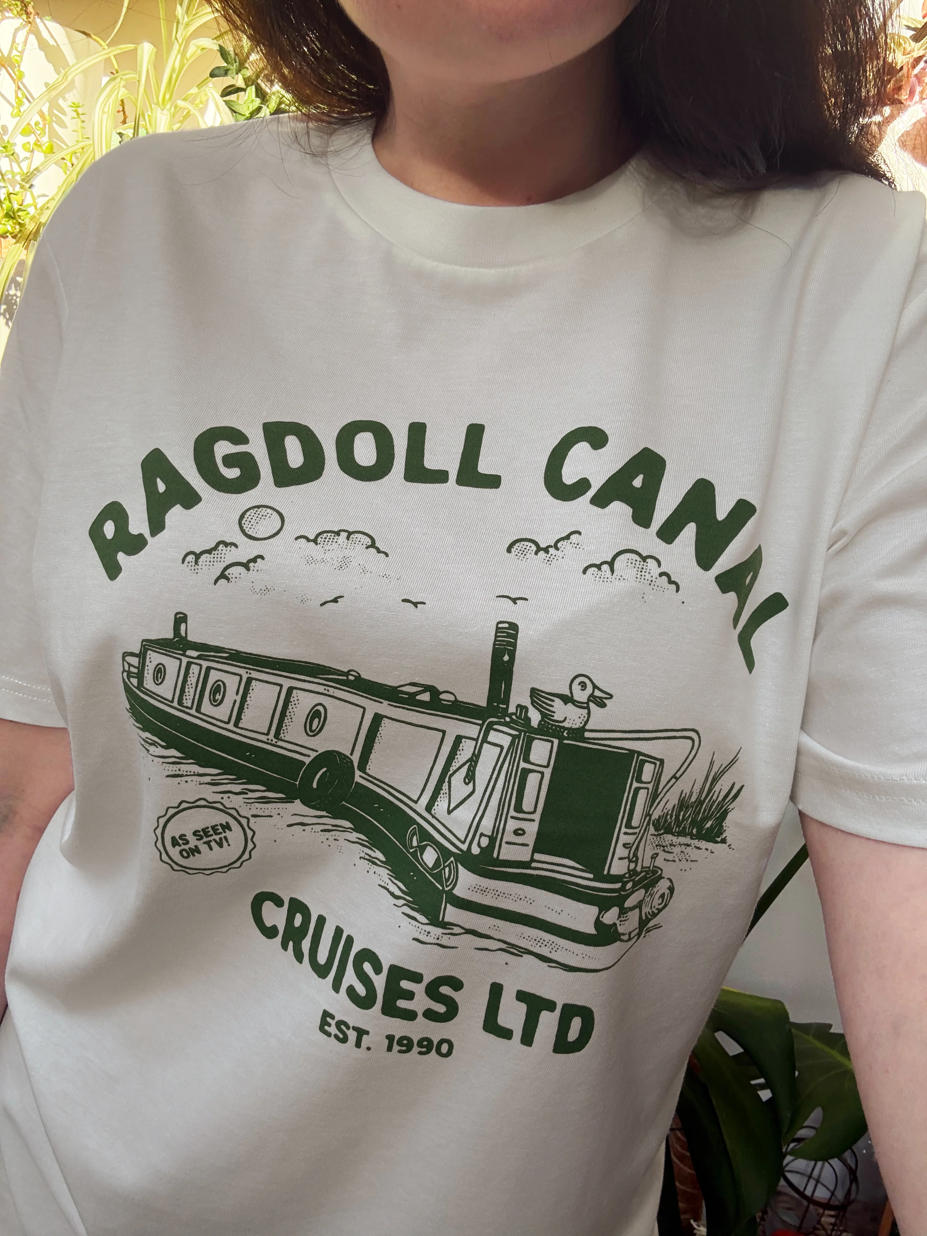 Ragdoll Canal Cruises LTD Screen Printed T-Shirt - Image 4