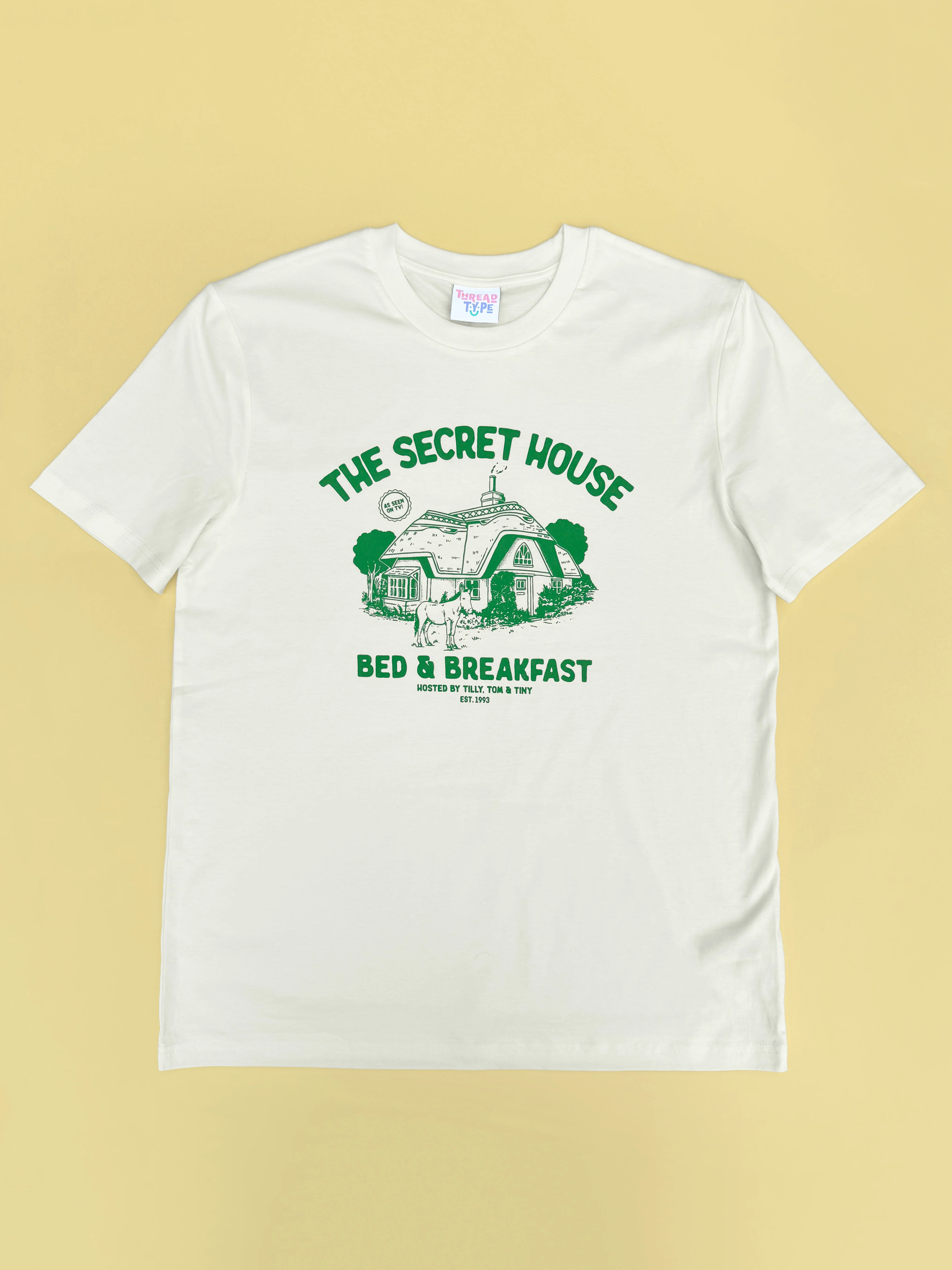 The Secret House Screen Printed T-Shirt - Image 3