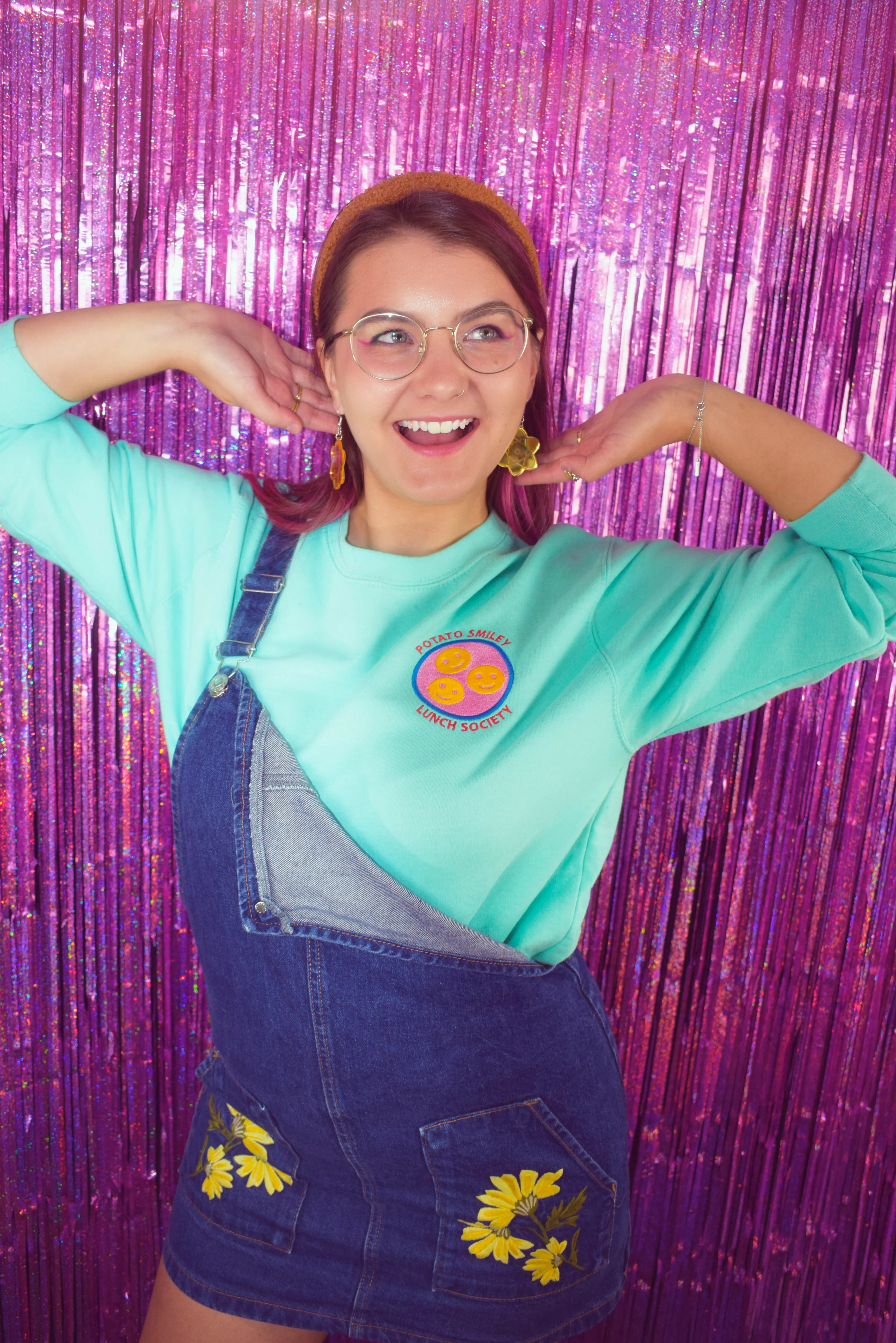 Potato Smiley Lunch Society Embroidered - T-shirt - Image 3