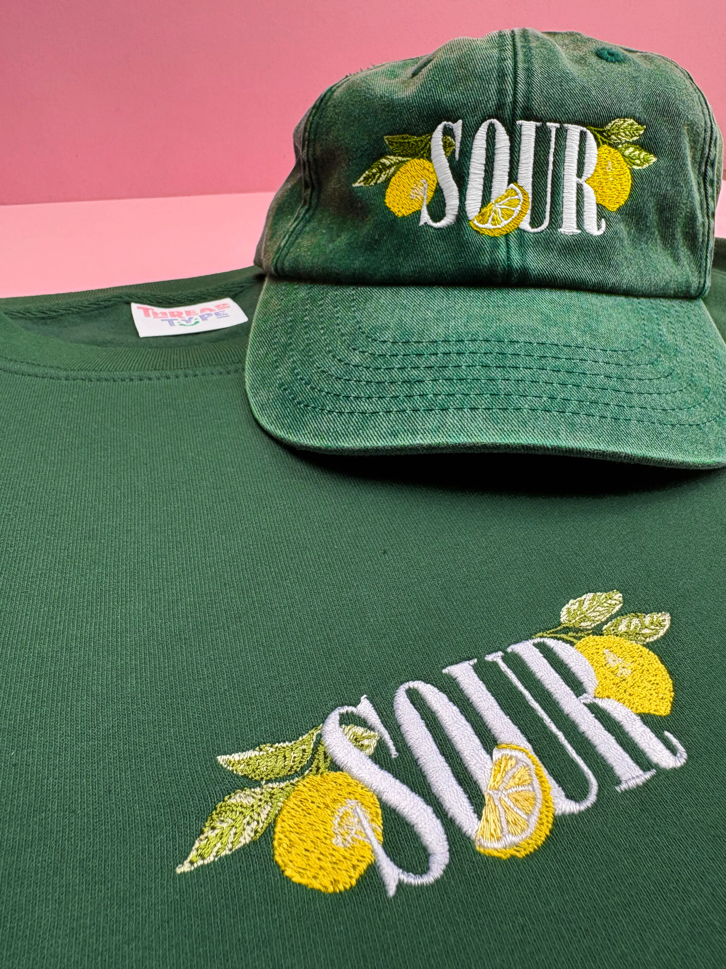 Sour Lemons Embroidered Sweatshirt - Image 3