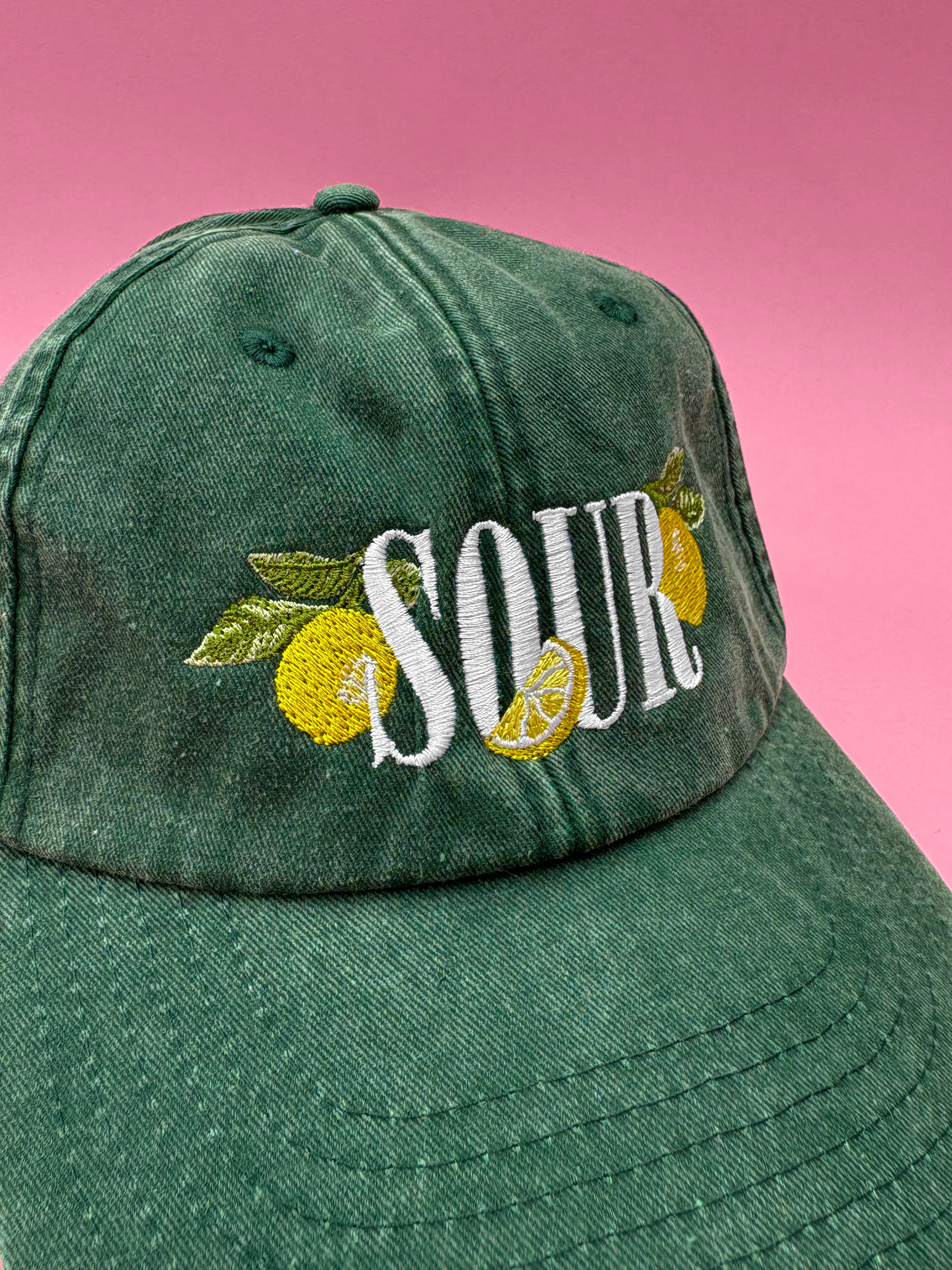 Sour Lemons Vintage Washed Cap - Image 3