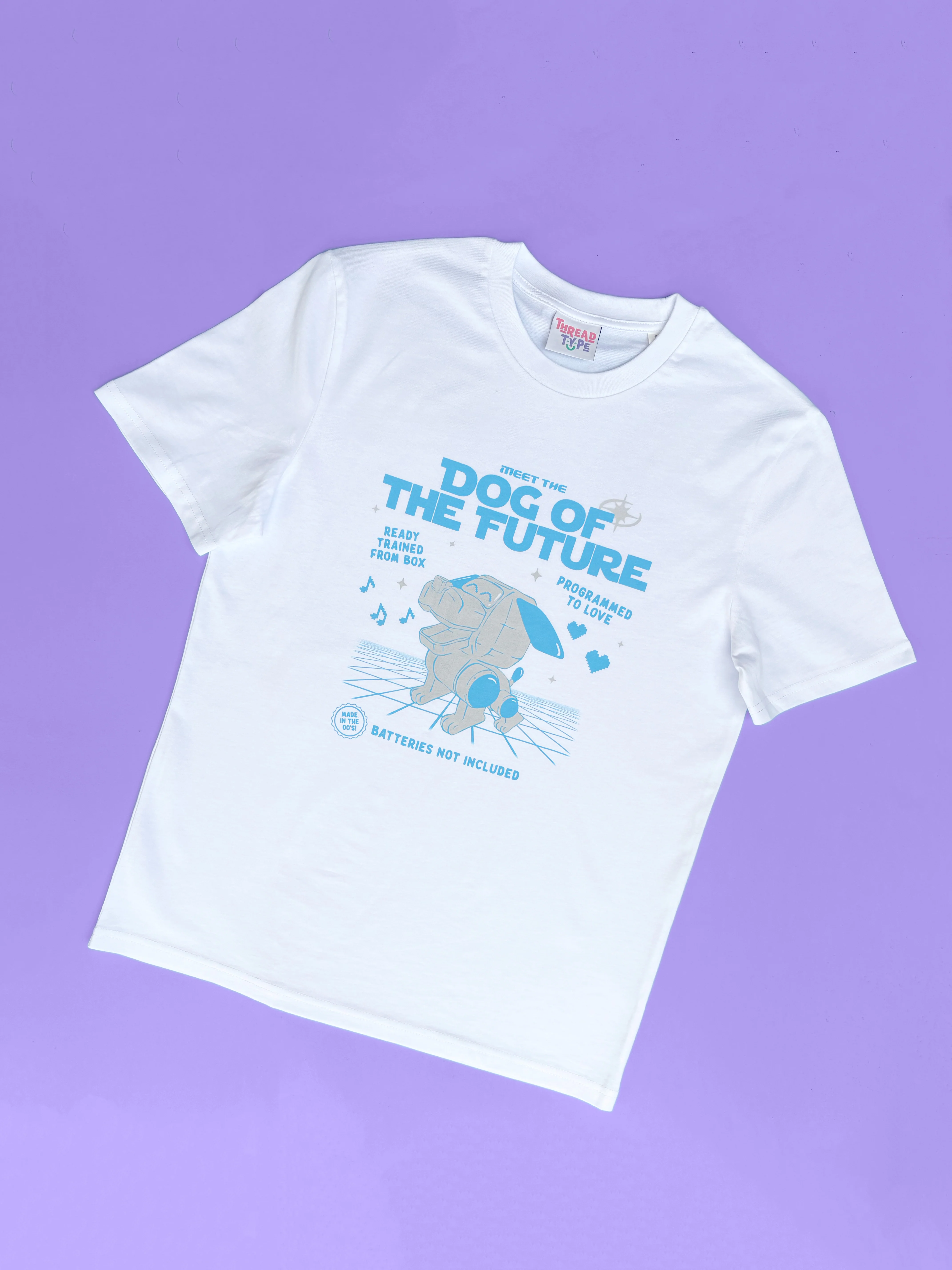 Dog of the Future Screen Printed T-Shirt - Image 3