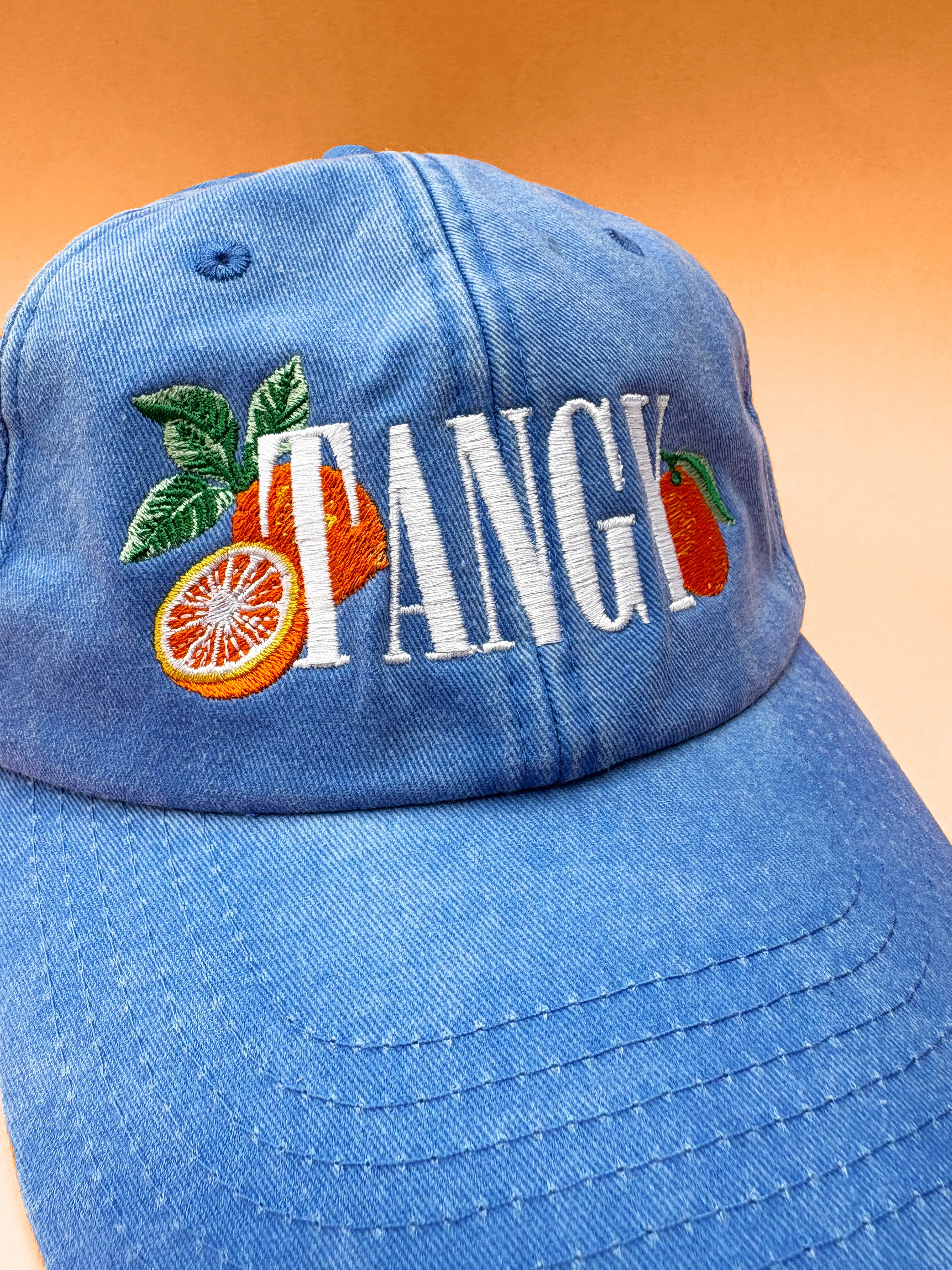 Tangy Oranges Vintage Washed Cap - Image 3