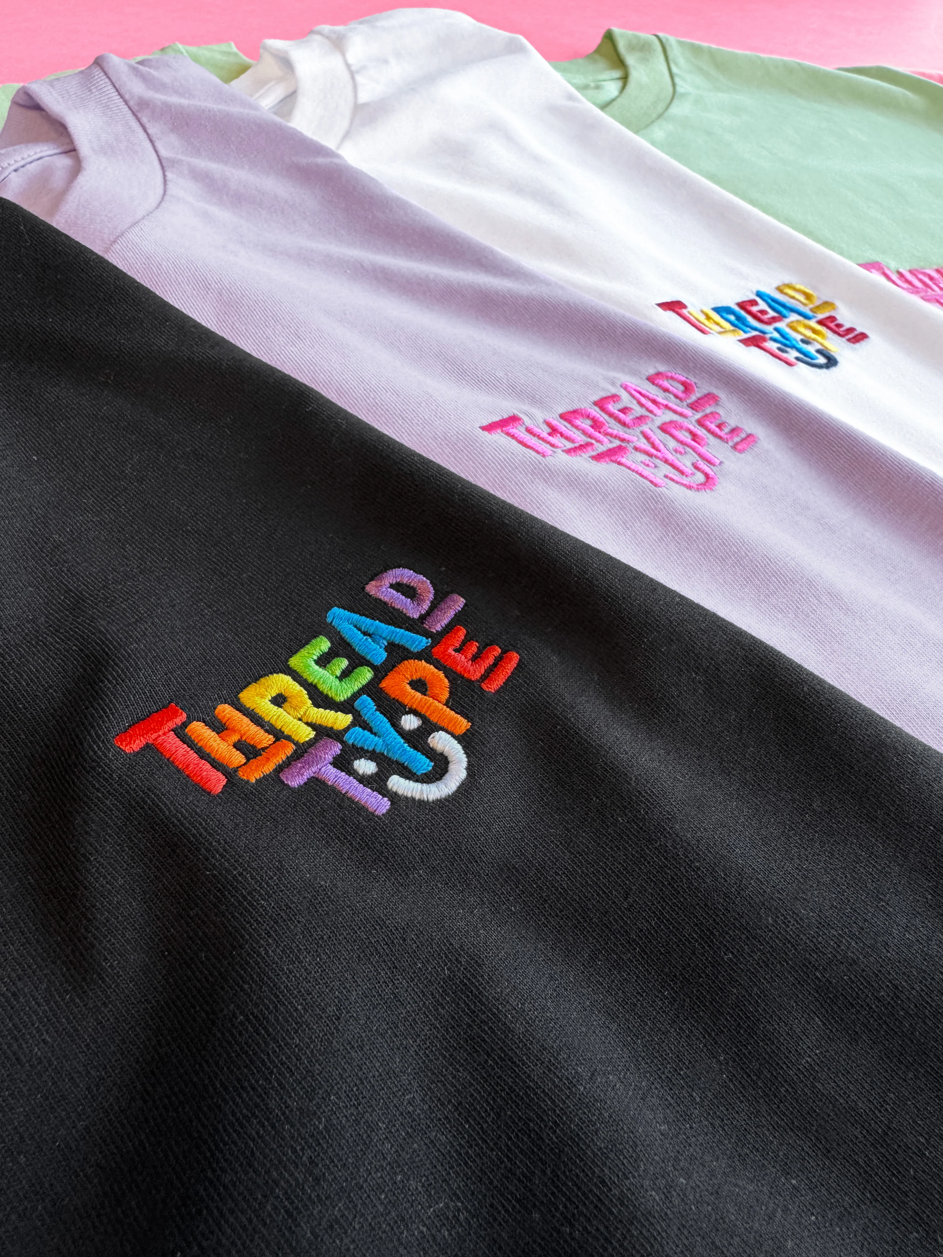 Thread Type Organic Logo T-Shirt - Image 3