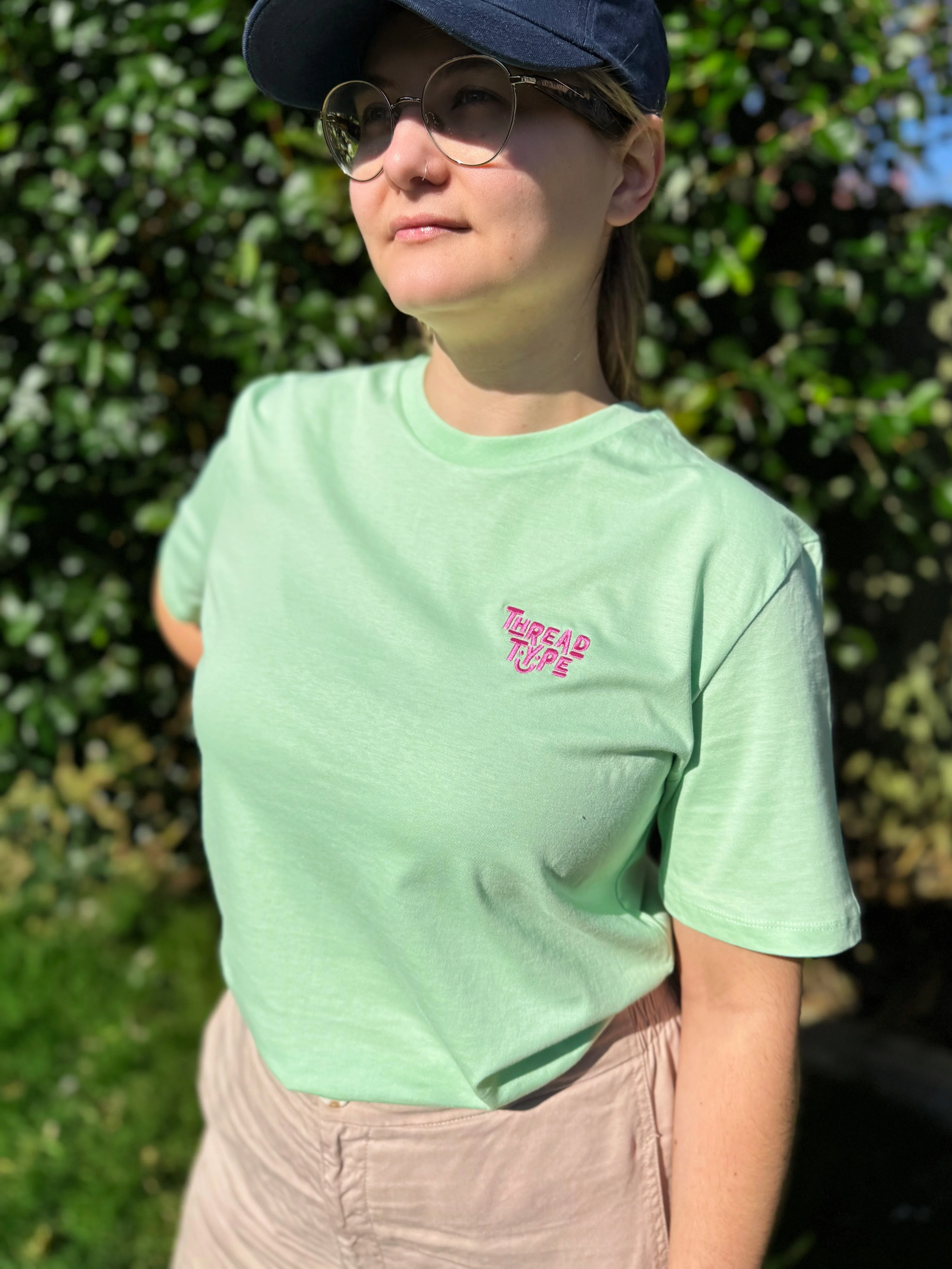 Thread Type Organic Logo T-Shirt - Image 4
